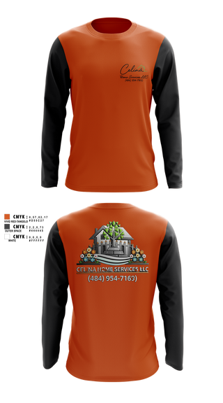 Long Sleeve Performance Shirt, Celina Home Services LLC, Men's Soccer, Teamtime, Team time, sublimation, custom sports apparel, team uniforms, spirit wear, spiritwear, sports uniforms, custom shirts, team store, custom team store, fundraiser sports, apparel fundraiser