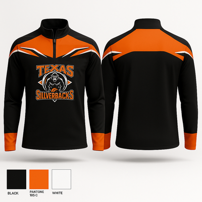 Texas silverbacks 81060417 Quarter Zip Jacket - 1