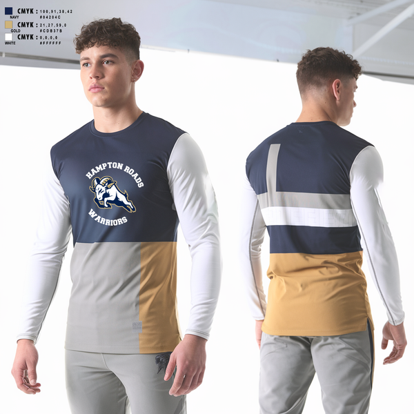 Long Sleeve Performance Shirt, Hampton Roads Warriors, , Teamtime, Team time, sublimation, custom sports apparel, team uniforms, spirit wear, spiritwear, sports uniforms, custom shirts, team store, custom team store, fundraiser sports, apparel fundraiser