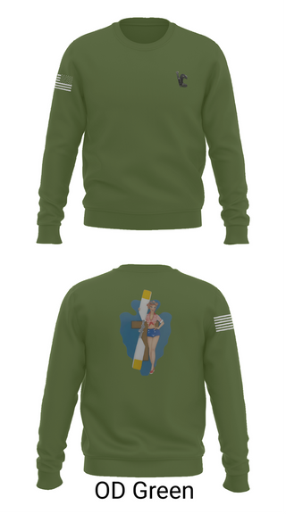Crew Neck Sweatshirt, B Co 1/114th Maintenance, Army, Teamtime, Team time, sublimation, custom sports apparel, team uniforms, spirit wear, spiritwear, sports uniforms, custom shirts, team store, custom team store, fundraiser sports, apparel fundraiser