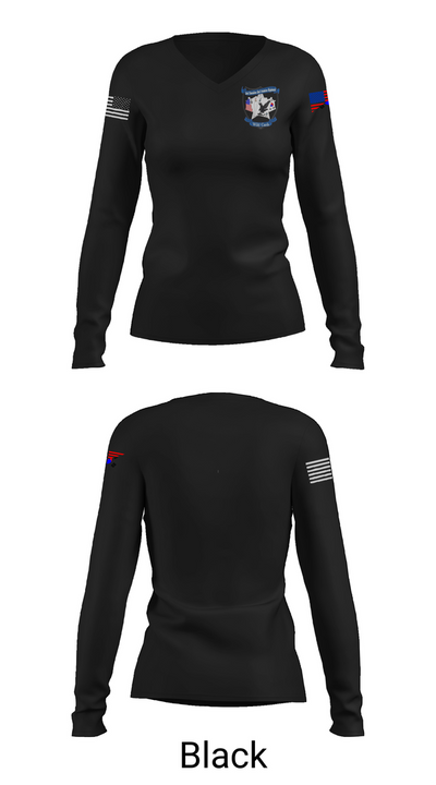 Desperados 24416506 Women's Long Sleeve V-neck Shirt - 37