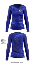GOTHAM FC 31929828 Women's Long Sleeve V-neck Shirt - 41