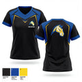 Chicopee Comp Softball 13446183 Women's Short Sleeve V-neck Shirt - 1