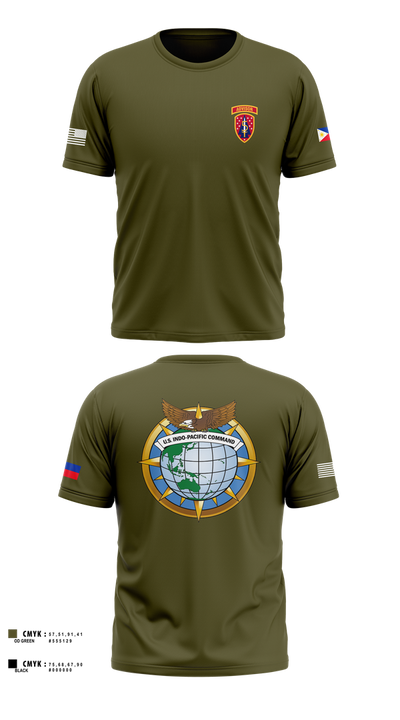 5th SFAB, Philippines Old School Cotton Feel Shirt - 10