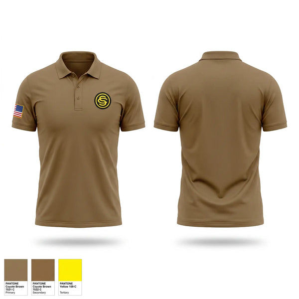 Short Sleeve Performance Polo, 1/169 OCS, Army, Teamtime, Team time, sublimation, custom sports apparel, team uniforms, spirit wear, spiritwear, sports uniforms, custom shirts, team store, custom team store, fundraiser sports, apparel fundraiser