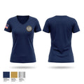 Carroll Police Department Women's Short Sleeve V-neck Shirt - 1