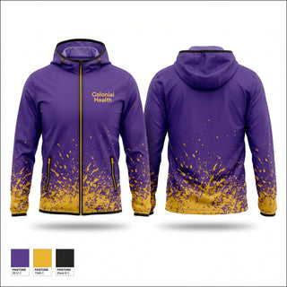 Windbreaker, Colonial Health, , Teamtime, Team time, sublimation, custom sports apparel, team uniforms, spirit wear, spiritwear, sports uniforms, custom shirts, team store, custom team store, fundraiser sports, apparel fundraiser
