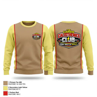 Crew Neck Sweatshirt, The Cardio Calisthenics Club, E-Sports, Teamtime, Team time, sublimation, custom sports apparel, team uniforms, spirit wear, spiritwear, sports uniforms, custom shirts, team store, custom team store, fundraiser sports, apparel fundraiser