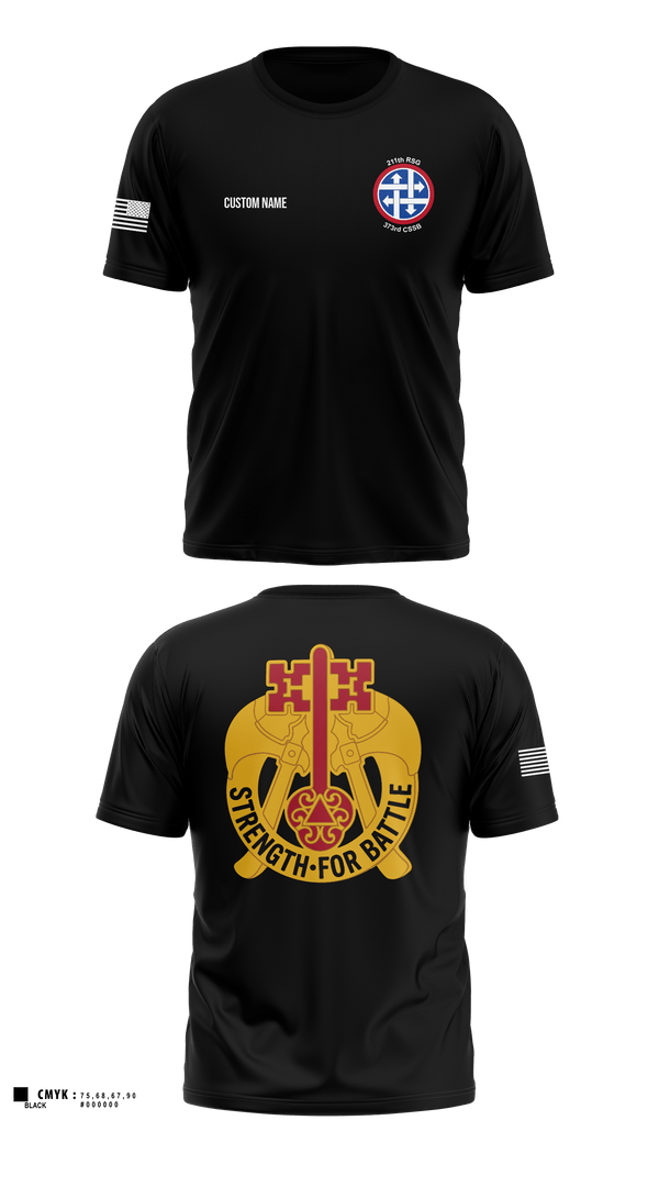 Old School Cotton Feel Shirt, 373rd CSSB, Army, Teamtime, Team time, sublimation, custom sports apparel, team uniforms, spirit wear, spiritwear, sports uniforms, custom shirts, team store, custom team store, fundraiser sports, apparel fundraiser