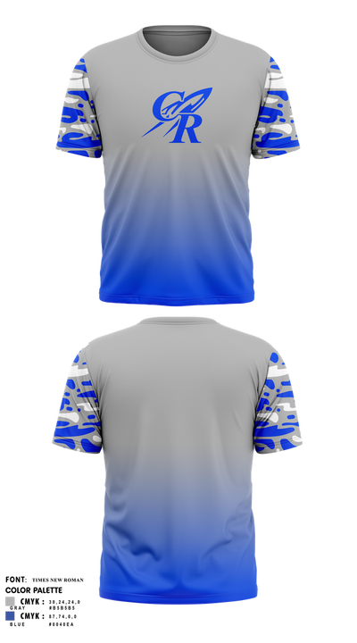 Central High School Track & Field 38219768 Short Sleeve Performance Shirt - 3