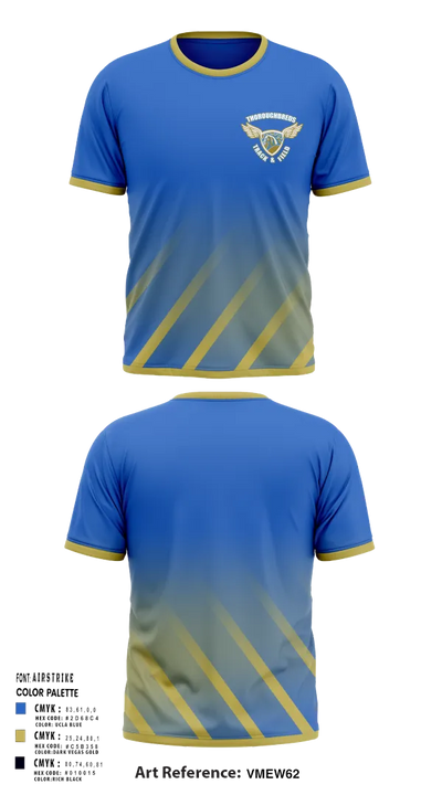 Thoroughbreds Track Club 31257976 Short Sleeve Performance Shirt - 20