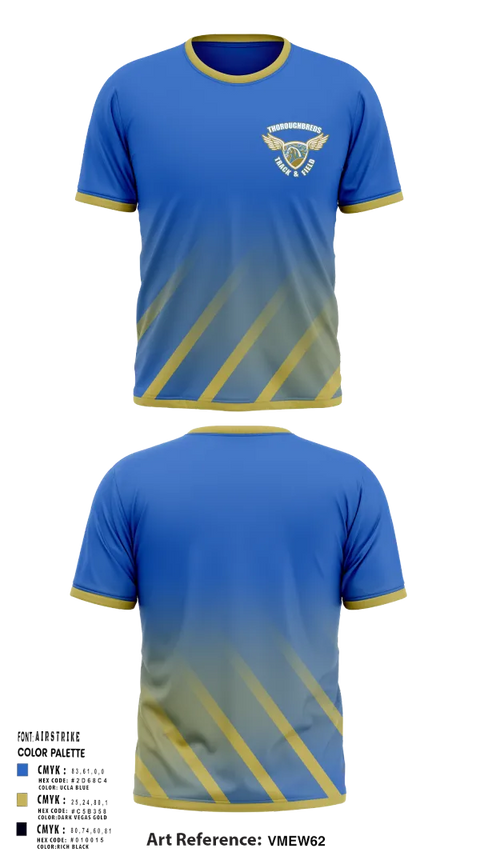 Short Sleeve Performance Shirt, Thoroughbreds Track Club, Track & Field, Teamtime, Team time, sublimation, custom sports apparel, team uniforms, spirit wear, spiritwear, sports uniforms, custom shirts, team store, custom team store, fundraiser sports, apparel fundraiser