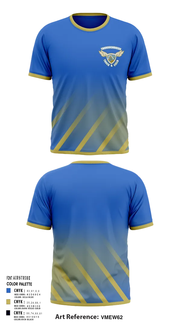 Short Sleeve Performance Shirt, Thoroughbreds Track Club, Track & Field, Teamtime, Team time, sublimation, custom sports apparel, team uniforms, spirit wear, spiritwear, sports uniforms, custom shirts, team store, custom team store, fundraiser sports, apparel fundraiser