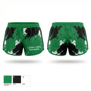 Womens Shorts, Little Lady Rockets, Softball, Teamtime, Team time, sublimation, custom sports apparel, team uniforms, spirit wear, spiritwear, sports uniforms, custom shirts, team store, custom team store, fundraiser sports, apparel fundraiser