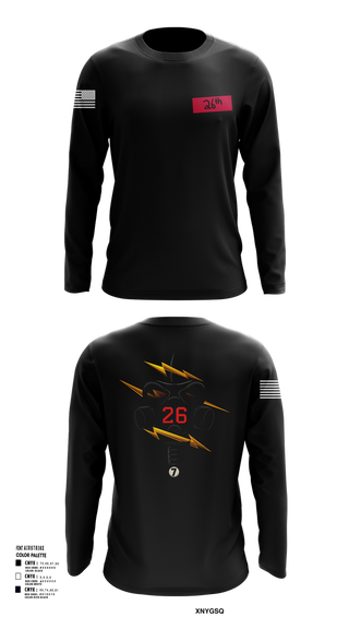 Long Sleeve Performance Shirt, 26th CM Co, , Teamtime, Team time, sublimation, custom sports apparel, team uniforms, spirit wear, spiritwear, sports uniforms, custom shirts, team store, custom team store, fundraiser sports, apparel fundraiser