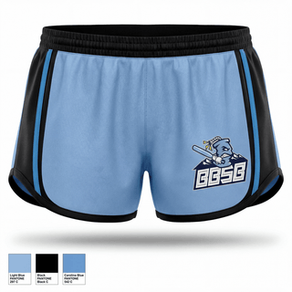 Womens Shorts, Boom Baby SB, Softball, Teamtime, Team time, sublimation, custom sports apparel, team uniforms, spirit wear, spiritwear, sports uniforms, custom shirts, team store, custom team store, fundraiser sports, apparel fundraiser