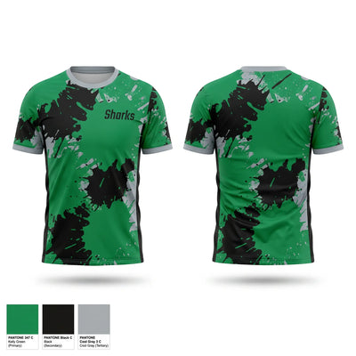Sharks 39502136 Short Sleeve Performance Shirt - 1