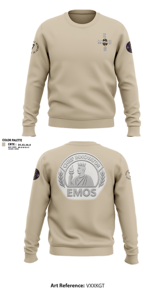 Crew Neck Sweatshirt, EMOS-Efficient Members Of Society, , Teamtime, Team time, sublimation, custom sports apparel, team uniforms, spirit wear, spiritwear, sports uniforms, custom shirts, team store, custom team store, fundraiser sports, apparel fundraiser