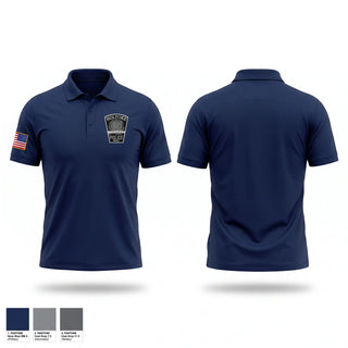 Short Sleeve Performance Polo, Criminal investigations bureau, Police, Teamtime, Team time, sublimation, custom sports apparel, team uniforms, spirit wear, spiritwear, sports uniforms, custom shirts, team store, custom team store, fundraiser sports, apparel fundraiser