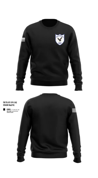 Crew Neck Sweatshirt, Norristown Eagle Battalion, Army, Teamtime, Team time, sublimation, custom sports apparel, team uniforms, spirit wear, spiritwear, sports uniforms, custom shirts, team store, custom team store, fundraiser sports, apparel fundraiser