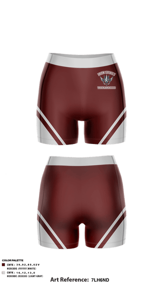 Womens Compression Shorts, Iron Spikes Track & Field Club, Track & Field, Teamtime, Team time, sublimation, custom sports apparel, team uniforms, spirit wear, spiritwear, sports uniforms, custom shirts, team store, custom team store, fundraiser sports, apparel fundraiser