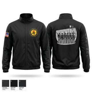Windbreaker, Death stalkers, Navy, Teamtime, Team time, sublimation, custom sports apparel, team uniforms, spirit wear, spiritwear, sports uniforms, custom shirts, team store, custom team store, fundraiser sports, apparel fundraiser