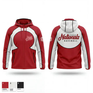 Windbreaker, Tennessee Nationals, Baseball, Teamtime, Team time, sublimation, custom sports apparel, team uniforms, spirit wear, spiritwear, sports uniforms, custom shirts, team store, custom team store, fundraiser sports, apparel fundraiser