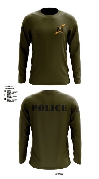 Long Sleeve Performance Shirt, LE ROY POLICE DEPARTMENT, Police, Teamtime, Team time, sublimation, custom sports apparel, team uniforms, spirit wear, spiritwear, sports uniforms, custom shirts, team store, custom team store, fundraiser sports, apparel fundraiser