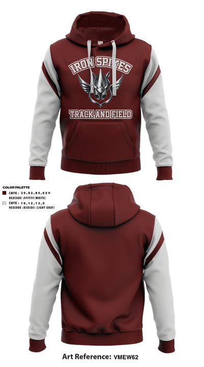 Iron Spikes Track & Field Club 34200825 Hoodie - 21