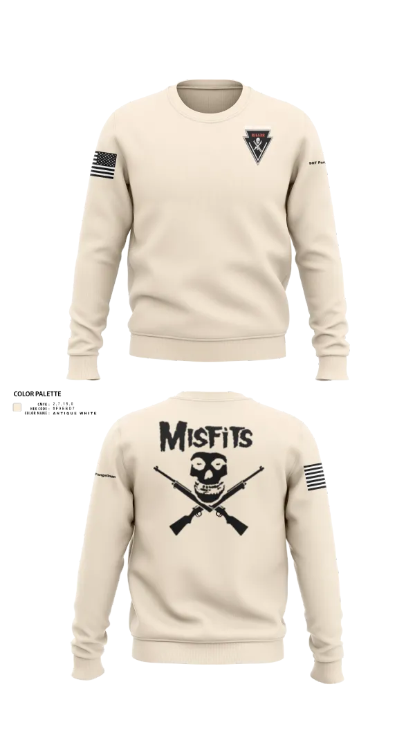 Crew Neck Sweatshirt, 2/11 killer troop, Army, Teamtime, Team time, sublimation, custom sports apparel, team uniforms, spirit wear, spiritwear, sports uniforms, custom shirts, team store, custom team store, fundraiser sports, apparel fundraiser