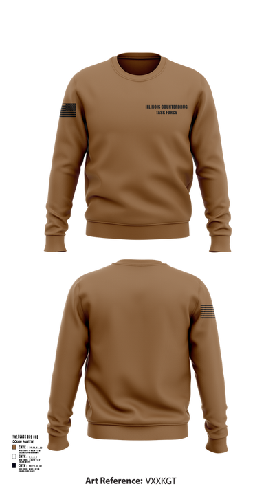 Illinois Counterdrug Task Force 54341154 Crew Neck Sweatshirt - 11