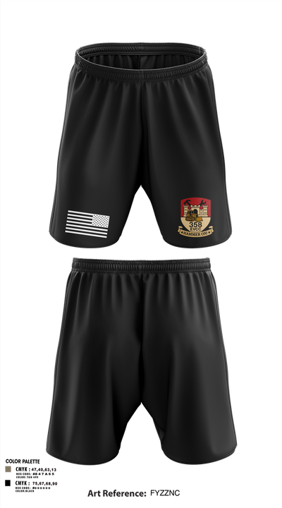 358 EVCC 70484950 Athletic Shorts With Pockets - 5