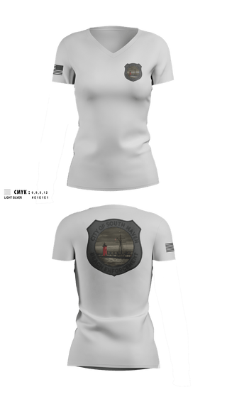 Womens Short Sleeve Vneck Shirt, South Haven Beach Enforcement, Police, Teamtime, Team time, sublimation, custom sports apparel, team uniforms, spirit wear, spiritwear, sports uniforms, custom shirts, team store, custom team store, fundraiser sports, apparel fundraiser