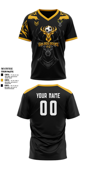 Mens Soccer Jersey, Golden Deers FC, Men's Soccer, Teamtime, Team time, sublimation, custom sports apparel, team uniforms, spirit wear, spiritwear, sports uniforms, custom shirts, team store, custom team store, fundraiser sports, apparel fundraiser