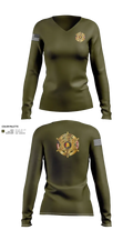 Marshall county sheriffs office 47865193 Women's Long Sleeve V-neck Shirt - 23