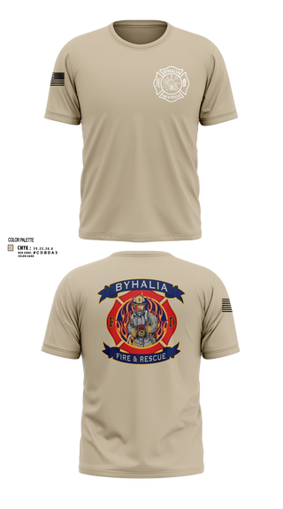 Short Sleeve Performance Shirt, Byhalia Fire and Rescue, Fire Department, Teamtime, Team time, sublimation, custom sports apparel, team uniforms, spirit wear, spiritwear, sports uniforms, custom shirts, team store, custom team store, fundraiser sports, apparel fundraiser