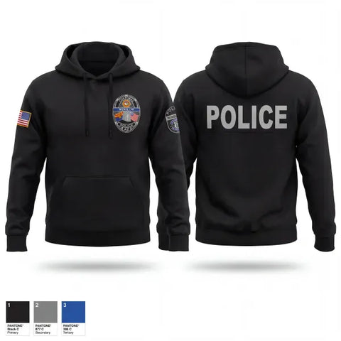 Hoodie, Winslow Police Department, Police, Teamtime, Team time, sublimation, custom sports apparel, team uniforms, spirit wear, spiritwear, sports uniforms, custom shirts, team store, custom team store, fundraiser sports, apparel fundraiser