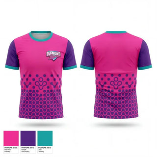 Short Sleeve Performance Shirt, Diamond Divas, Softball, Teamtime, Team time, sublimation, custom sports apparel, team uniforms, spirit wear, spiritwear, sports uniforms, custom shirts, team store, custom team store, fundraiser sports, apparel fundraiser