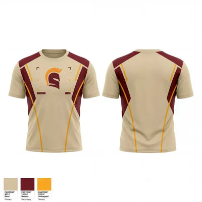 West Tampa Spartans 63438119 Short Sleeve Performance Shirt - 1
