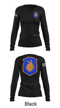 98th training div 48572159 Women's Long Sleeve V-neck Shirt - 37