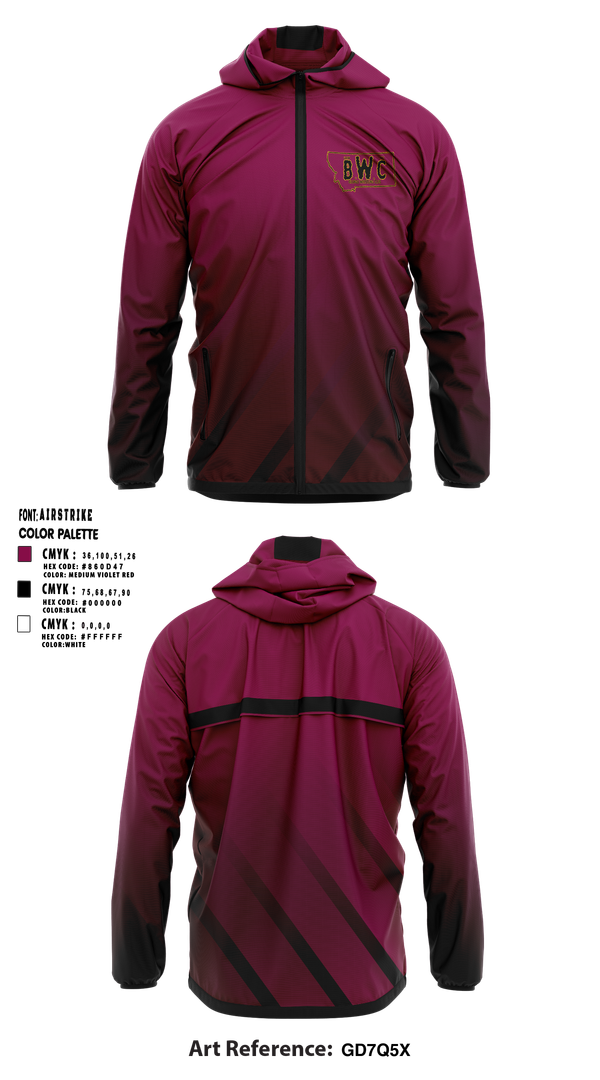 Windbreaker, Billings wrestling club, Wrestling, Teamtime, Team time, sublimation, custom sports apparel, team uniforms, spirit wear, spiritwear, sports uniforms, custom shirts, team store, custom team store, fundraiser sports, apparel fundraiser