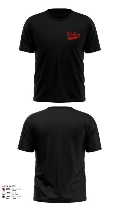 Bluegrass Lightning Belles Short Sleeve Performance Shirt - 10