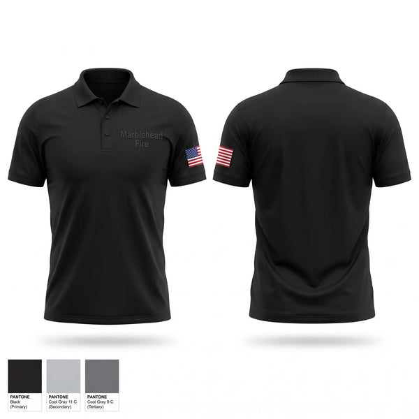 Short Sleeve Performance Polo, Marblehead Fire, Fire Department, Teamtime, Team time, sublimation, custom sports apparel, team uniforms, spirit wear, spiritwear, sports uniforms, custom shirts, team store, custom team store, fundraiser sports, apparel fundraiser