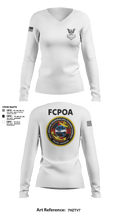 NMRTC-PH FCPOA 79127283 Women's Long Sleeve V-neck Shirt - 5