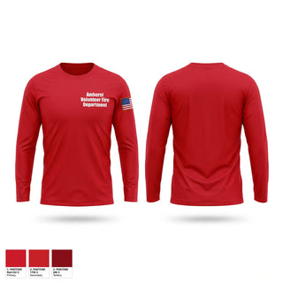 Long Sleeve Performance Shirt, Amherst Volunteer Fire Department, Fire Department, Teamtime, Team time, sublimation, custom sports apparel, team uniforms, spirit wear, spiritwear, sports uniforms, custom shirts, team store, custom team store, fundraiser sports, apparel fundraiser