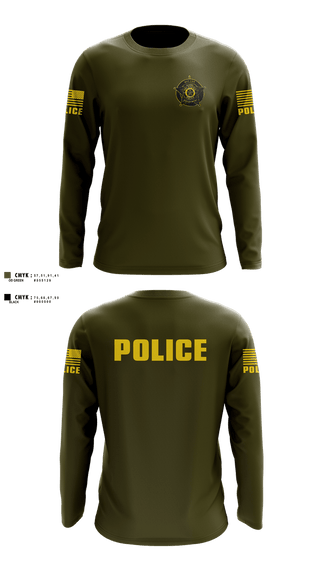 Long Sleeve Performance Shirt, Quinton Police Department, Police, Teamtime, Team time, sublimation, custom sports apparel, team uniforms, spirit wear, spiritwear, sports uniforms, custom shirts, team store, custom team store, fundraiser sports, apparel fundraiser