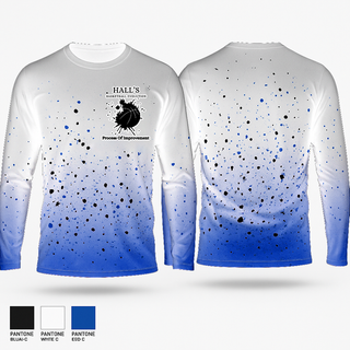 Long Sleeve Performance Shirt, Hall’s Basketball Evolution, Men's Basketball, Teamtime, Team time, sublimation, custom sports apparel, team uniforms, spirit wear, spiritwear, sports uniforms, custom shirts, team store, custom team store, fundraiser sports, apparel fundraiser