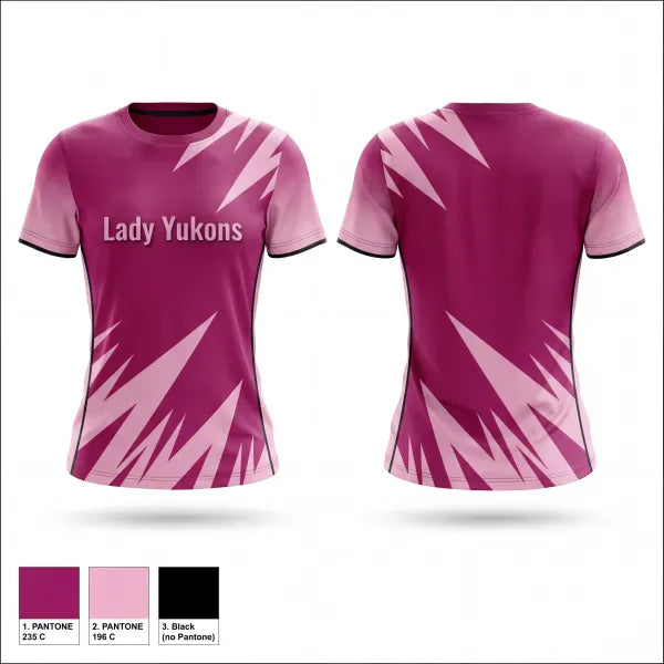 Old School Cotton Feel Shirt, Lady Yukons, Women's Basketball, Teamtime, Team time, sublimation, custom sports apparel, team uniforms, spirit wear, spiritwear, sports uniforms, custom shirts, team store, custom team store, fundraiser sports, apparel fundraiser