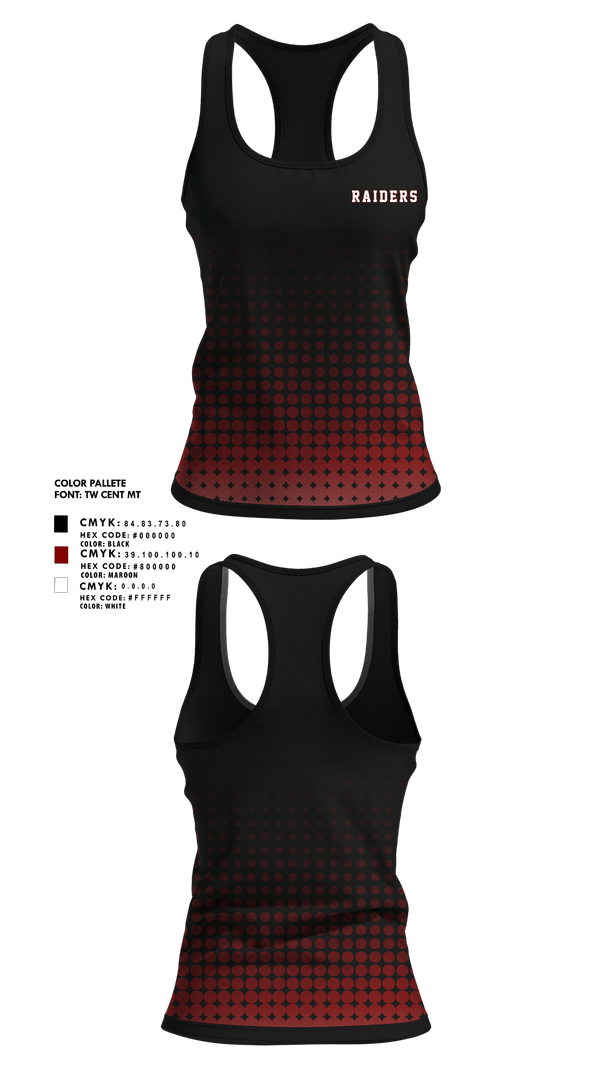 Tank Top, Raiders, Cheer, Teamtime, Team time, sublimation, custom sports apparel, team uniforms, spirit wear, spiritwear, sports uniforms, custom shirts, team store, custom team store, fundraiser sports, apparel fundraiser