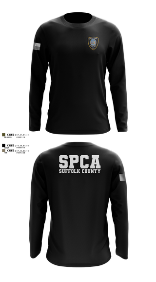 Long Sleeve Performance Shirt, Suffolk County SPCA, Police, Teamtime, Team time, sublimation, custom sports apparel, team uniforms, spirit wear, spiritwear, sports uniforms, custom shirts, team store, custom team store, fundraiser sports, apparel fundraiser